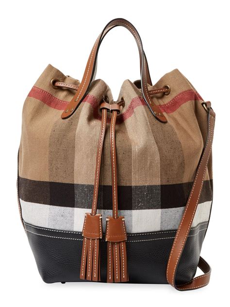 burberry bucket bag 2020|Burberry canvas bucket bag.